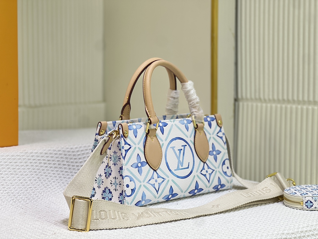 2色 ルイヴィトン M46653オンザゴー Louis Vuitton Onthego Giant Monogram Reverse  East West Toronスーパーコピー LVバッグ国内発送